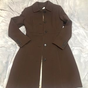 J crew ladies day coat w/ Thinsulate size 0